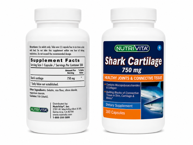 <transcy>Sụn ​​cá mập 750 mg (300 viên nang)</transcy>