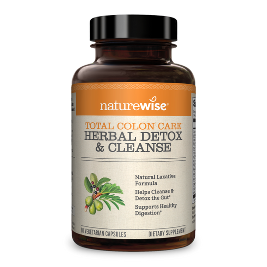 NatureWise Total Colon Care – Herbal Detox and Cleanse (60 Capsules)