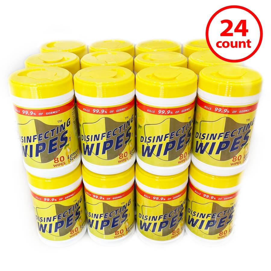 Disinfecting Wipes Box (24 bottles)