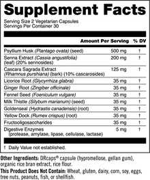Cuidado total del colon: limpieza y desintoxicación de fibra (60 cápsulas)