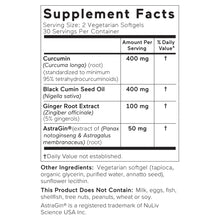 Curcumina con aceite de semilla negra (60 cápsulas blandas)