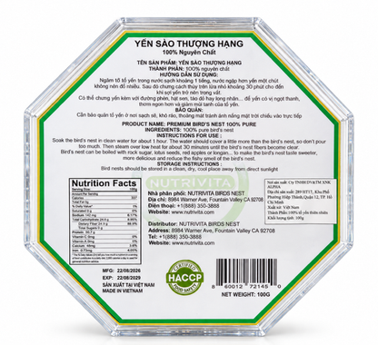 Nutrivita Bird's Nest 100% Pure