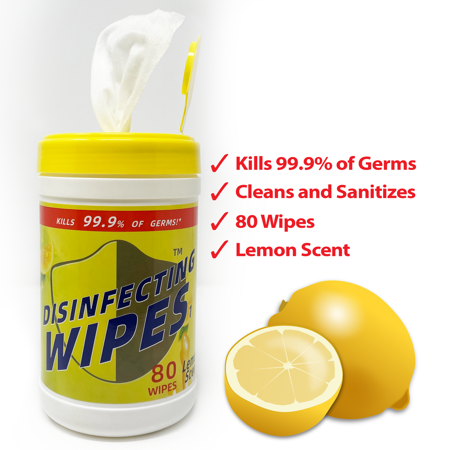 Disinfecting Wipes 80 Wipes