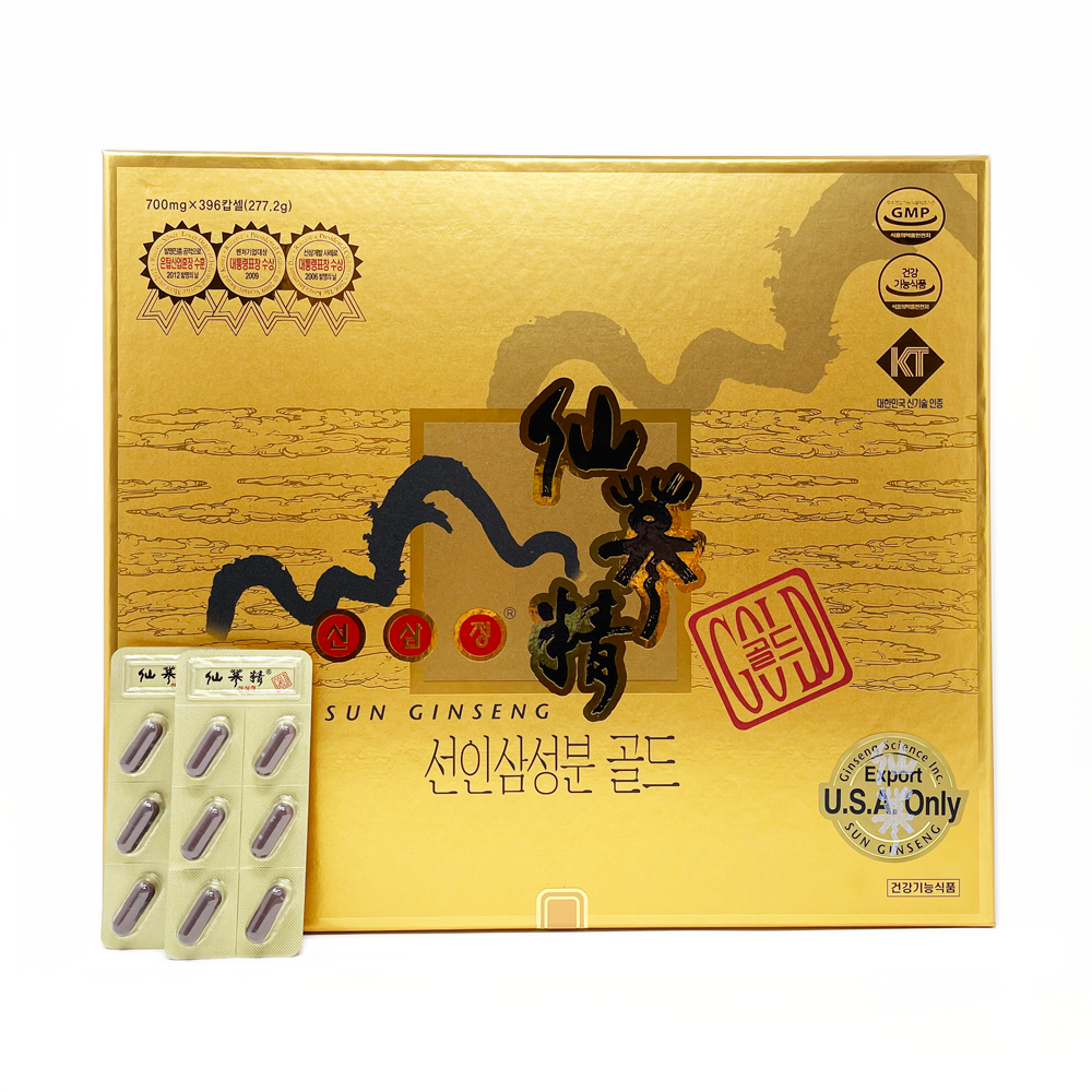 Sun Ginseng Gold Large Box with Free 2 Blisters